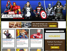 Tablet Screenshot of marvel-legends.com
